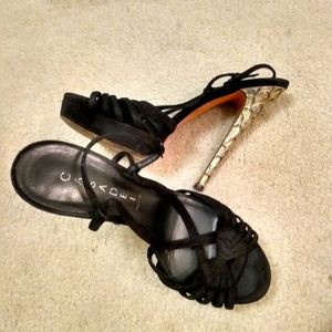 Mermaid skills high heels